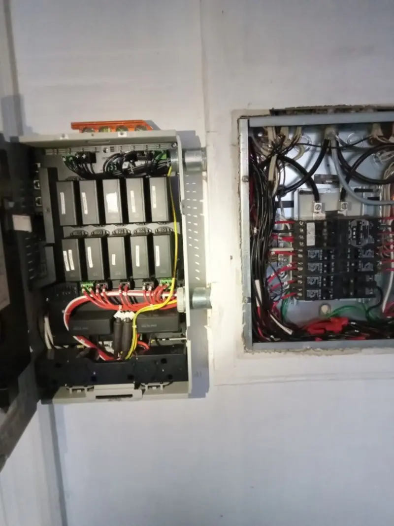 Electrical panel upgrade completed for Ring Doorbell Installation in Newport News